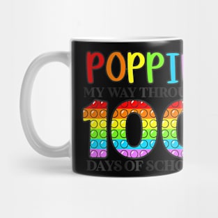 Poppin My Way Through 100 Days Of School Mug